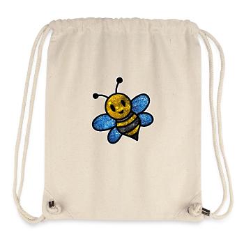 Cosmic Bee - Stanley/Stella Recycled Gym Bag - natural - Front