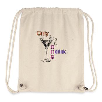Online one drink Mädelsabend - Stanley/Stella recycelter Gym Bag - Naturweiß - Vorne