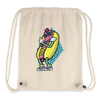 Hot Dog Funny - Stanley/Stella Recycled Gym Bag - natural - Front