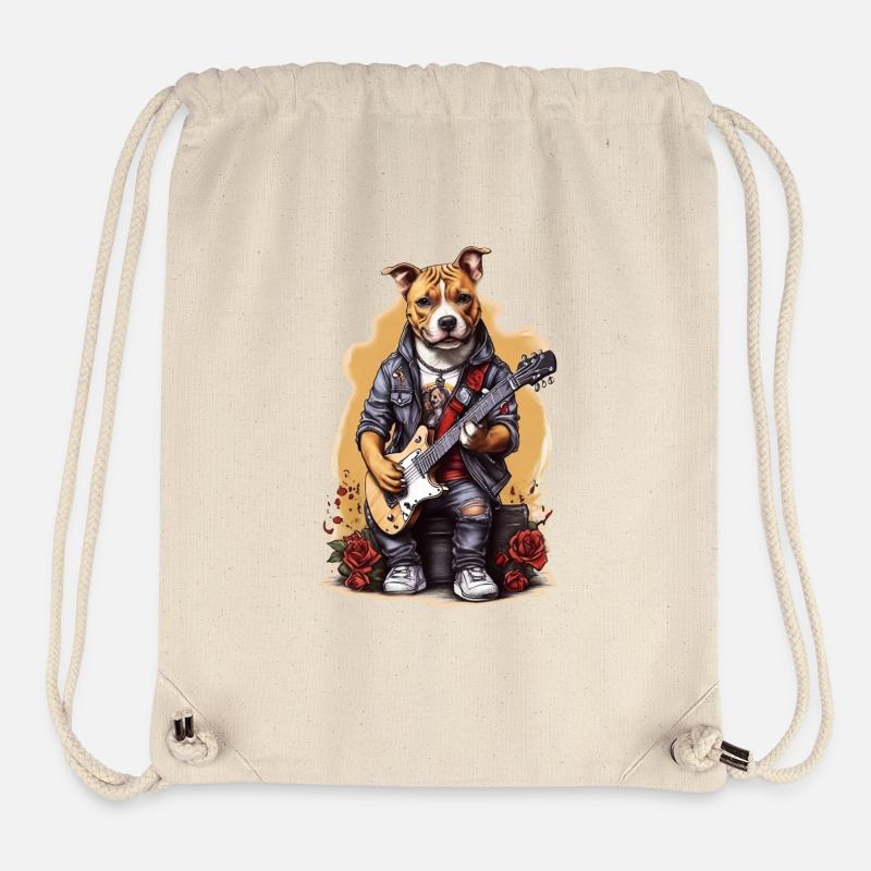 Staffordshire Terrier - Stanley/Stella Recycled Gym Bag - natural