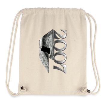 2007 Jahrgang geboren Geburtstag Geschenk - Stanley/Stella recycelter Gym Bag - Naturweiß - Vorne
