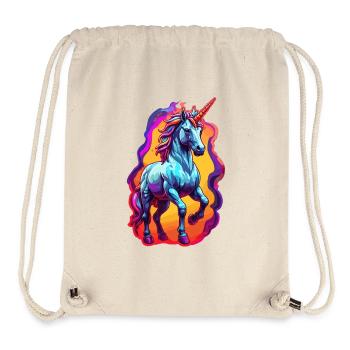 Licorne - Sac à cordon recyclé Stanley/Stella - blanc naturel - Devant