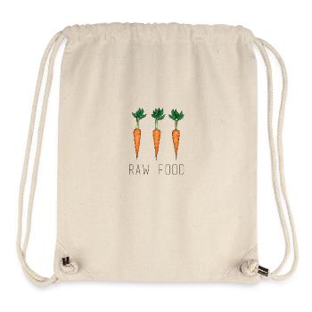 Raw food png - Stanley/Stella Recycled Gym Bag - natural - Front