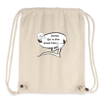 Grand Frère - Sac à cordon recyclé Stanley/Stella - blanc naturel - Devant