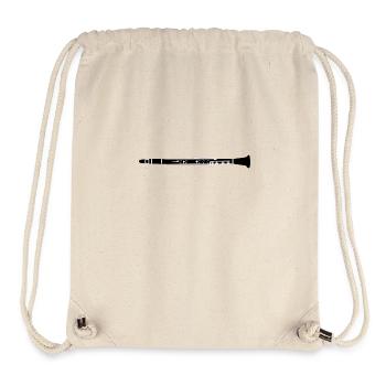 Klarinette - Stanley/Stella recycelter Gym Bag - Naturweiß - Vorne