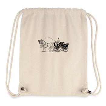 horse-drawn carriage - Stanley/Stella Recycled Gym Bag - natural - Front