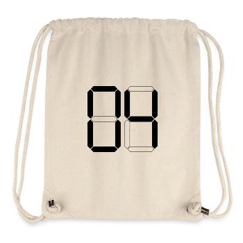 NUMBER 04 Zero Four Birthday Gift Digital - Stanley/Stella Recycled Gym Bag - natural - Front