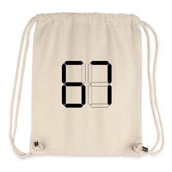 NUMMER 67 Sechs Sieben Meme Geschenk Digital - Stanley/Stella recycelter Gym Bag - Naturweiß - Vorne