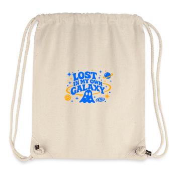 LOST IN MY OWN GALAXY - Stanley/Stella recycelter Gym Bag - Naturweiß - Vorne