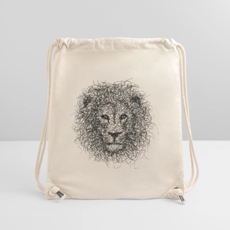 Lion Scribble Stanley/Stella Recycled Gym Bag