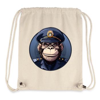 Monkey Policewoman - Stanley/Stella Recycled Gym Bag - natural - Front