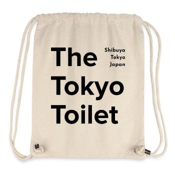 Le projet de toilettes de Tokyo - Sac à cordon recyclé Stanley/Stella - blanc naturel - Devant