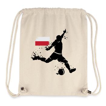 Fußball Spieler Explosion Polen EM 2024 Symbol - Stanley/Stella recycelter Gym Bag - Naturweiß - Vorne