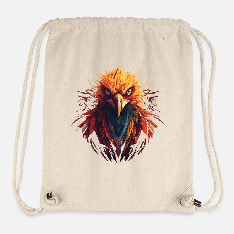 Ikonischer Phönix 🦅 - Stanley/Stella recycelter Gym Bag - Naturweiß