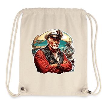 Matrose / Schiffsbesatzung / Decksmann / Anker - Stanley/Stella recycelter Gym Bag - Naturweiß - Vorne