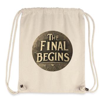 The Final begins - Stanley/Stella recycelter Gym Bag - Naturweiß - Vorne
