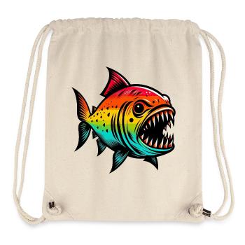 Piranha - Stanley/Stella Recycled Gym Bag - natural - Front