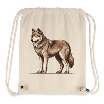 Loup - Sac à cordon recyclé Stanley/Stella - blanc naturel - Devant
