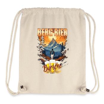 Berg Bier Bursche - Stanley/Stella recycelter Gym Bag - Naturweiß - Vorne