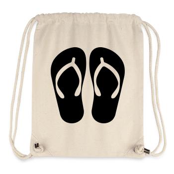 Flip-Flops - Stanley/Stella recycelter Gym Bag - Naturweiß - Vorne