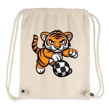 Tiger Football - Stanley/Stella Recycled Gym Bag - natural - Front