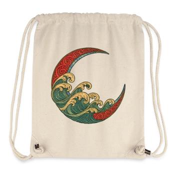 Crescent Wave Mosaic - Stanley/Stella Recycled Gym Bag - natural - Front
