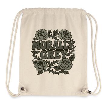 Moralisch Grey Roses Grunge - Stanley/Stella recycelter Gym Bag - Naturweiß - Vorne