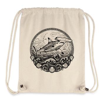 hammerhead shark - Stanley/Stella Recycled Gym Bag - natural - Front
