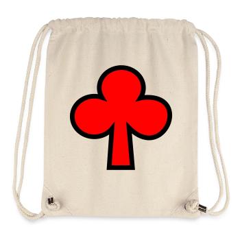 Kreuz_rot - Stanley/Stella Recycled Gym Bag - natural - Front