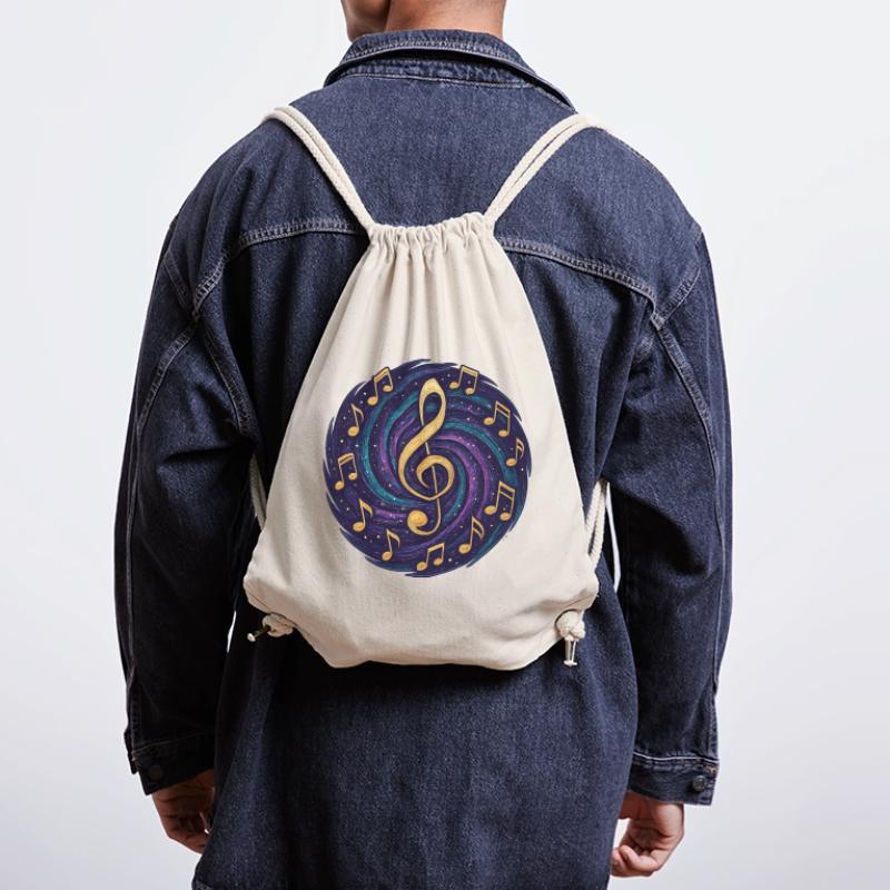 Cosmic Musical Notes Stanley/Stella Recycled Gym Bag