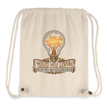 Find The Truth - Stanley/Stella Recycled Gym Bag - natural - Front