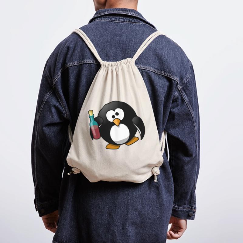 Pinguin Alkohol Stanley/Stella recycelter Gym Bag