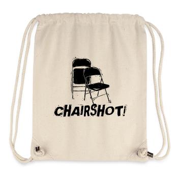 CHAIRSHOT Wrestling Design - Stanley/Stella recycelter Gym Bag - Naturweiß - Vorne