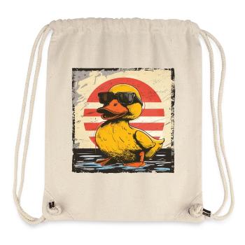 Cool Duck - Stanley/Stella Recycled Gym Bag - natural - Front