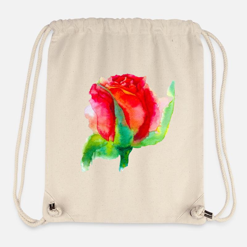 schöne Rosa - Stanley/Stella recycelter Gym Bag - Naturweiß