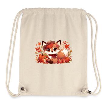 Fuchs Herbst 5 - Stanley/Stella recycelter Gym Bag - Naturweiß - Vorne
