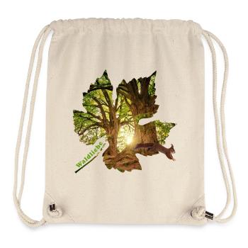 wald 25 im blatt mit eichhörnchen - Stanley/Stella recycelter Gym Bag - Naturweiß - Vorne