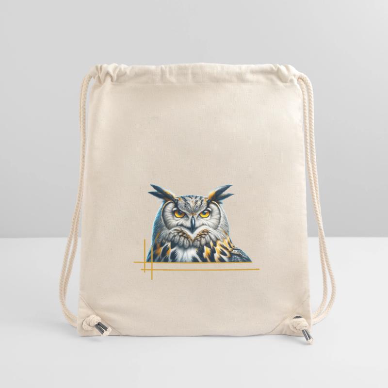 Impressive Eagle Owl Stanley/Stella Recycled Gym Bag