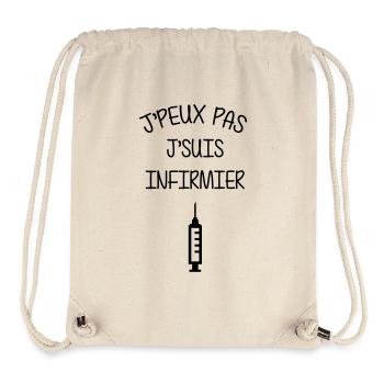 Nurse PKrankenschwester Infirmier Infirmière - Stanley/Stella Recycled Gym Bag - natural - Front