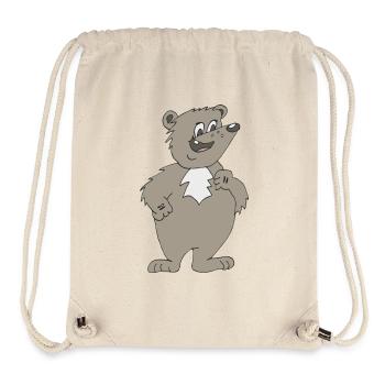 bär comcistyle - Sac à cordon recyclé Stanley/Stella - blanc naturel - Devant