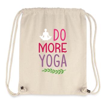 Vers plus de yoga - Sac à cordon recyclé Stanley/Stella - blanc naturel - Devant