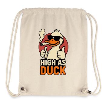 High as Duck - THC Ente - Stanley/Stella Recycled Gym Bag - natural - Front