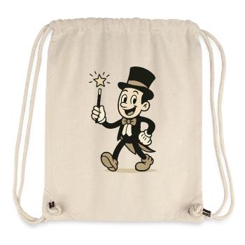 Bande dessinée de sorcier - Sac à cordon recyclé Stanley/Stella - blanc naturel - Devant