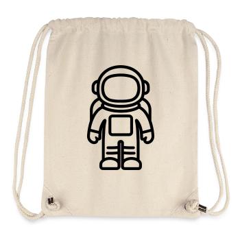 astronaute - Sac à cordon recyclé Stanley/Stella - blanc naturel - Devant