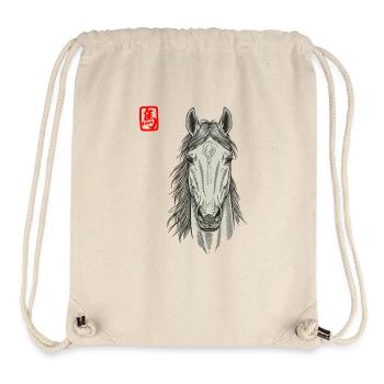 Horse Asian - Stanley/Stella Recycled Gym Bag - natural - Front