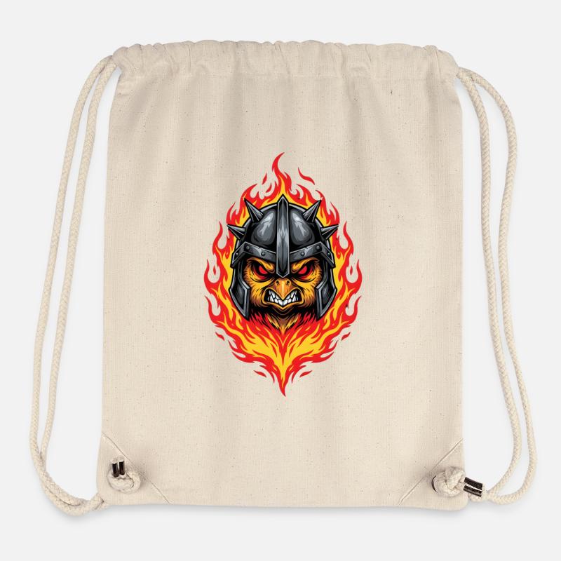 Heavy Metal Easter Party Rocker Easter Egg Easter Bunny - Stanley/Stella Recycled Gym Bag - natural