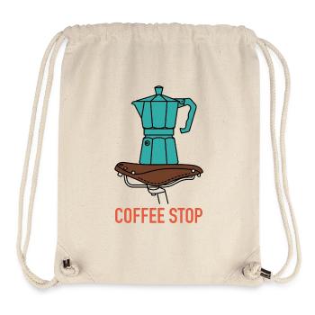 Aqua Moka Pot Coffee Stop - Stanley/Stella Recycled Gym Bag - natural - Front
