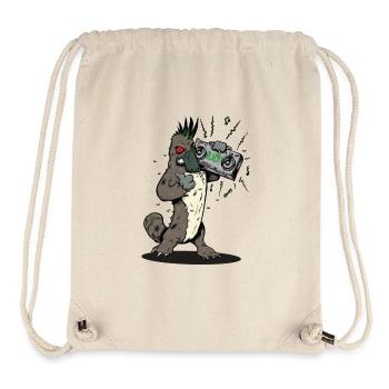 Platypus with Boombox - Stanley/Stella Recycled Gym Bag - natural - Front