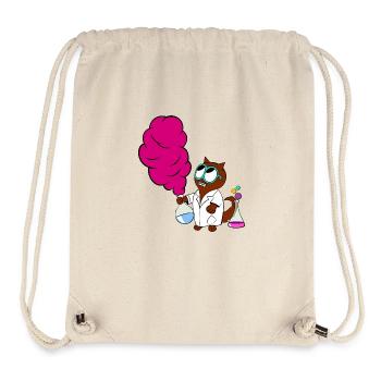 Dr. rer nat. Cat - Sac à cordon recyclé Stanley/Stella - blanc naturel - Devant