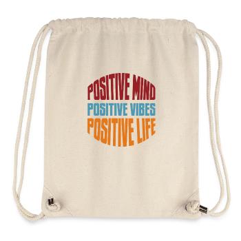 Positive Life - Stanley/Stella Recycled Gym Bag - natural - Front